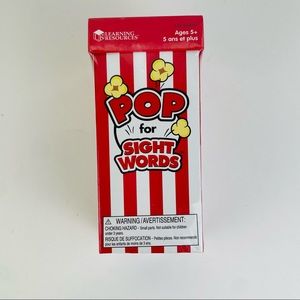 LEARNING RESOURCES Pop for Sight Words, LSP 8430-S Word Cards Ages 5 & up Sealed